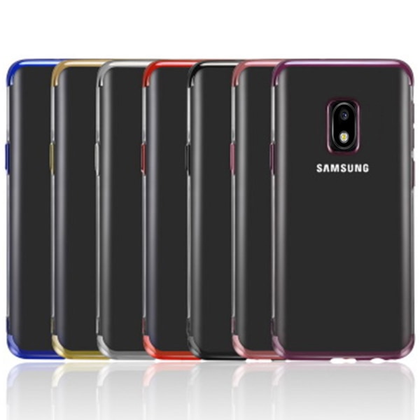 Samsung Galaxy J3 2017 - Eksklusivt Floveme silikonetui Guld