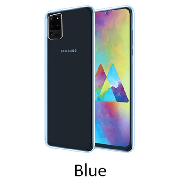 Stötdämpande Dubbelt Silikonskal - Samsung Galaxy S20 Ultra Transparent/Genomskinlig