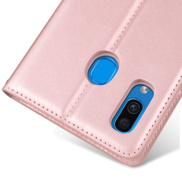 Beskyttende robust lommebokdeksel - Samsung Galaxy A40 Svart