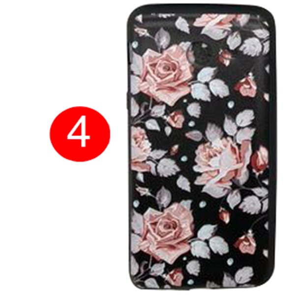 LEMAN cover med blomstermotiv til Samsung Galaxy J5 2017 2
