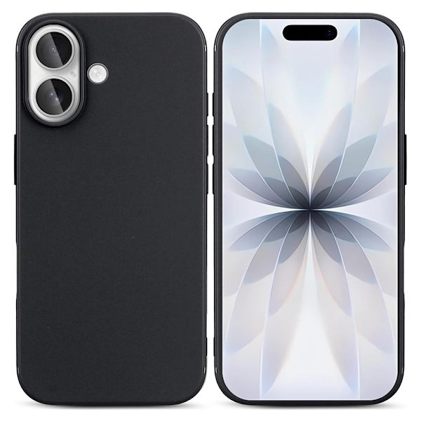 iPhone 17  Matt Silikonskal Svart