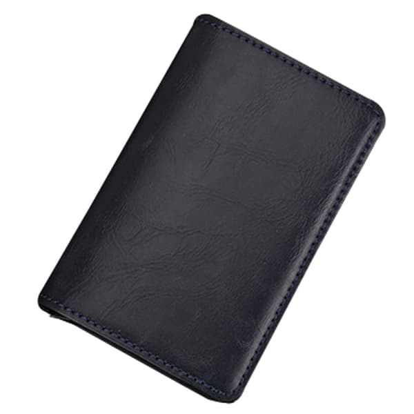 Professionel Kortholder Aluminium Pu-Læder (RFID NFC Beskyttelse) Brun