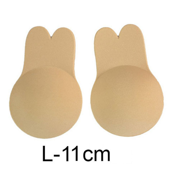 Mukava ja itseliimautuva olkaimettomat rintaliivit Beige 13CM