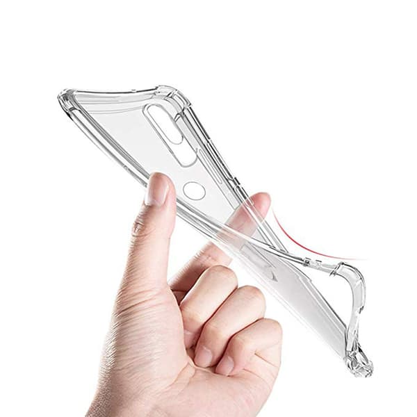 Silikonskal med Kortfack - Huawei P30 Lite Transparent