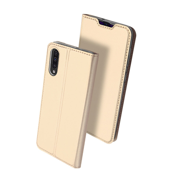 Smart Robust Plånboksfodral från Dux Ducis - Samsung Galaxy A50 Guld