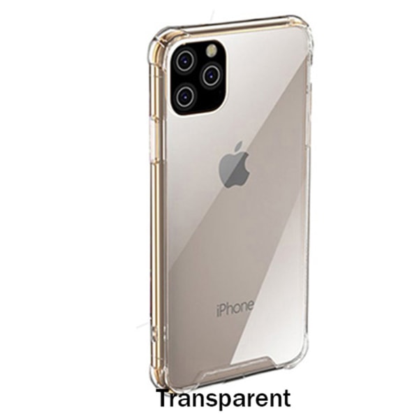 Kraftfuldt silikone beskyttelsescover - iPhone 11 Pro Svart/Guld