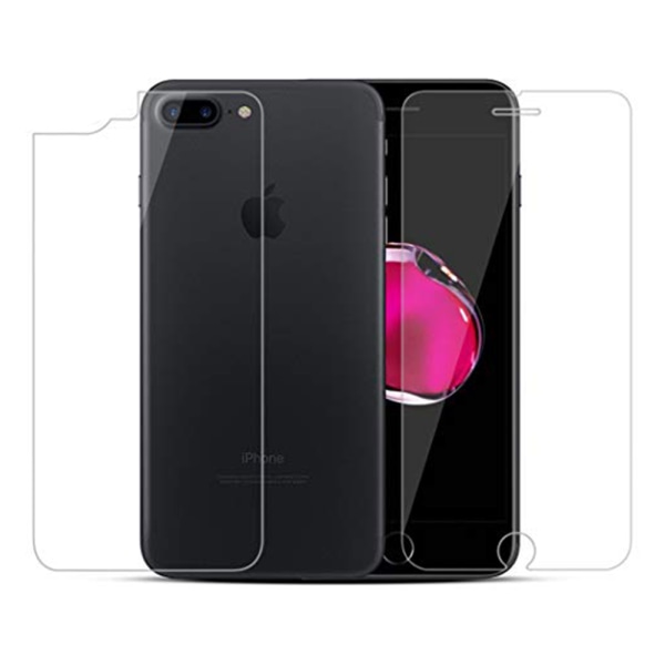 ProGuard iPhone 8+ 3-PACK Baksida Skärmskydd 9H Screen-Fit Transparent/Genomskinlig