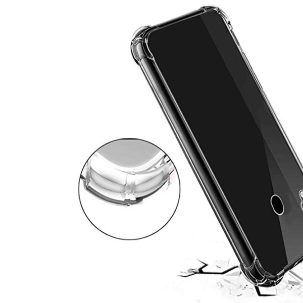 Kulutusta kestävä Suojakuori silikonista FLOVEME - Samsung Galaxy A40 Svart/Guld