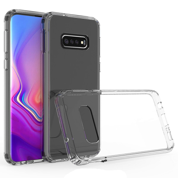 Samsung Galaxy S10+ - Kraftfullt Skyddsskal i Silikon Svart/Guld