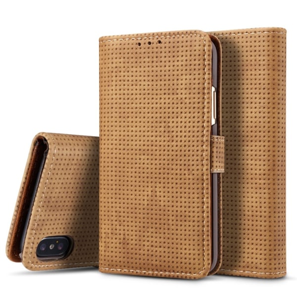 Retrofodral till iPhone X/XS Brun
