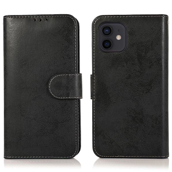 Smooth Dual Function Wallet Cover - iPhone 12 Mini Marinblå