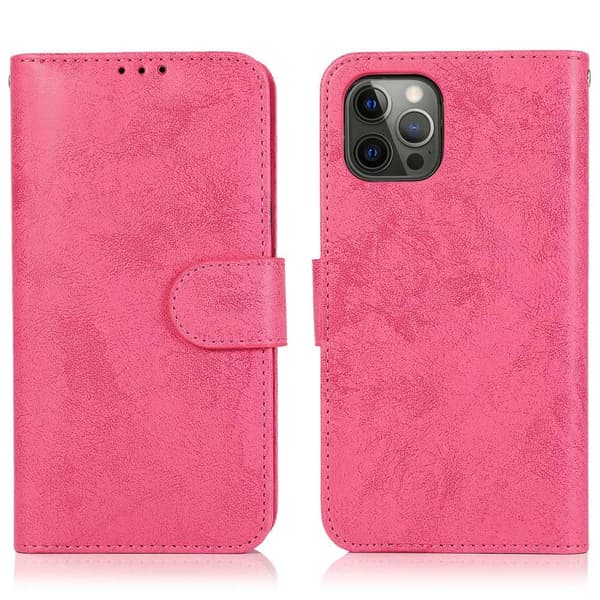 Gennemtænkt pung etui LEMAN - iPhone 13 Pro Max Marinblå