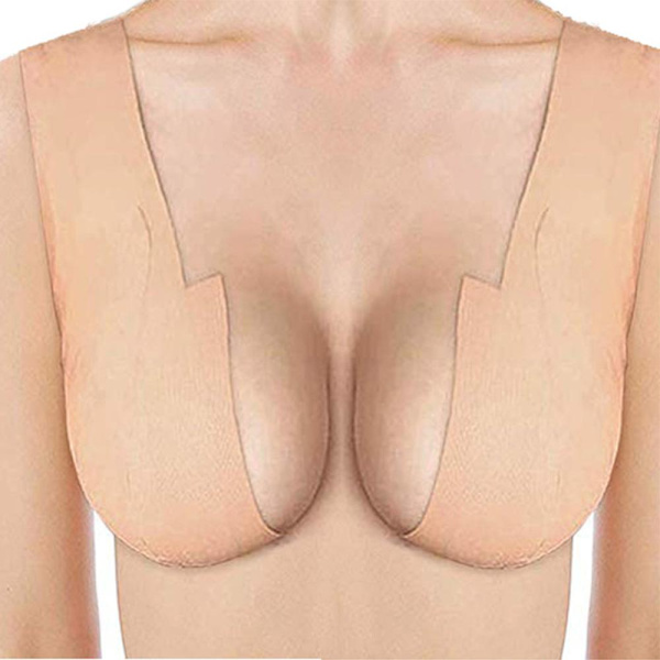 Fleksibel Elastisk Selvklebende BH Bryst Teip Beige 5CM BREDD