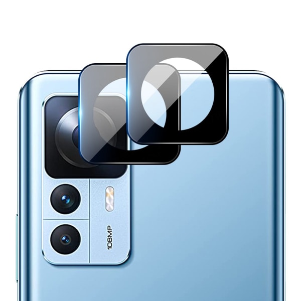 2-PACK Xiaomi 12T Pro 2.5D kameran linssinsuojus HD 0.2mm Transparent