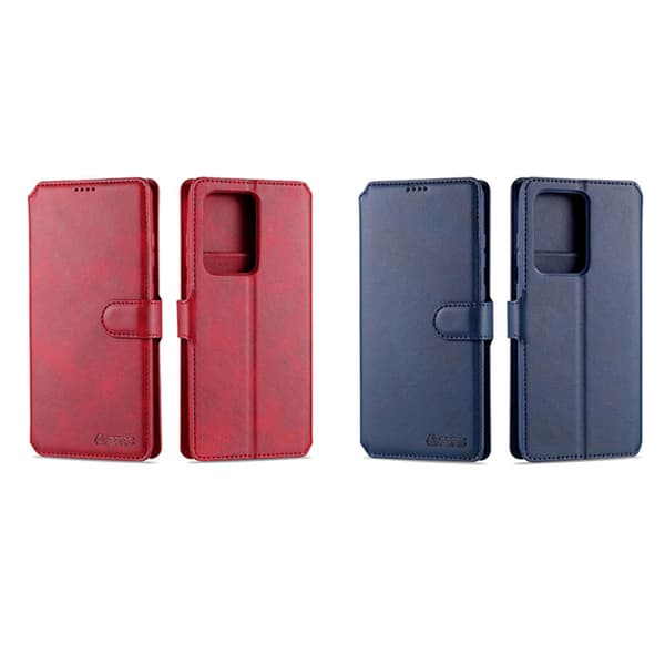 Glat (Azns) pung etui - Samsung Galaxy A71 Röd