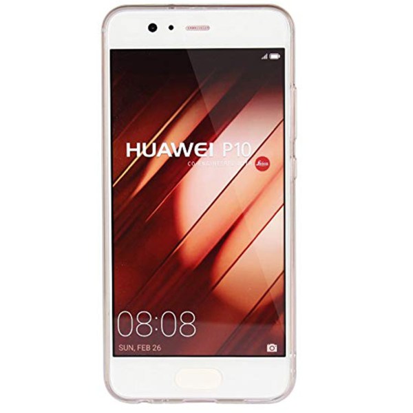 Gennemtænkt silikone beskyttelsescover - Huawei P10 Plus Transparent/Genomskinlig