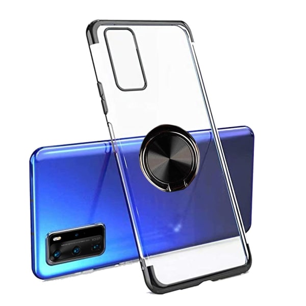 Skal med Ringh�llare - Huawei P40 Pro Blå