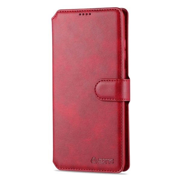 Samsung Galaxy A51 - Sileä AZNS-lompakkokotelo Röd
