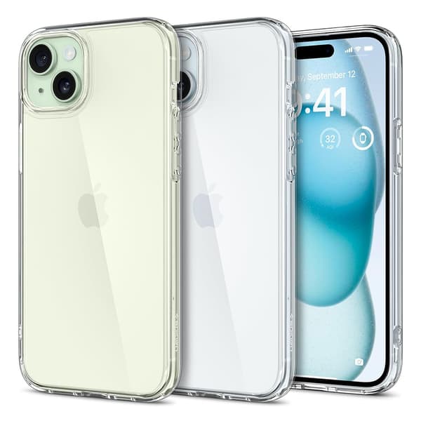 iPhone 15 Plus - Smart Silikonskal Genomskinlig