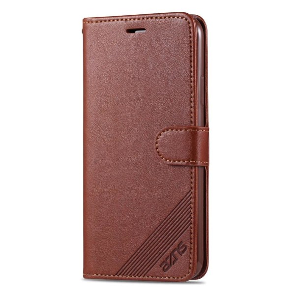 Smooth Stylish Wallet-deksel - iPhone 12 Brun