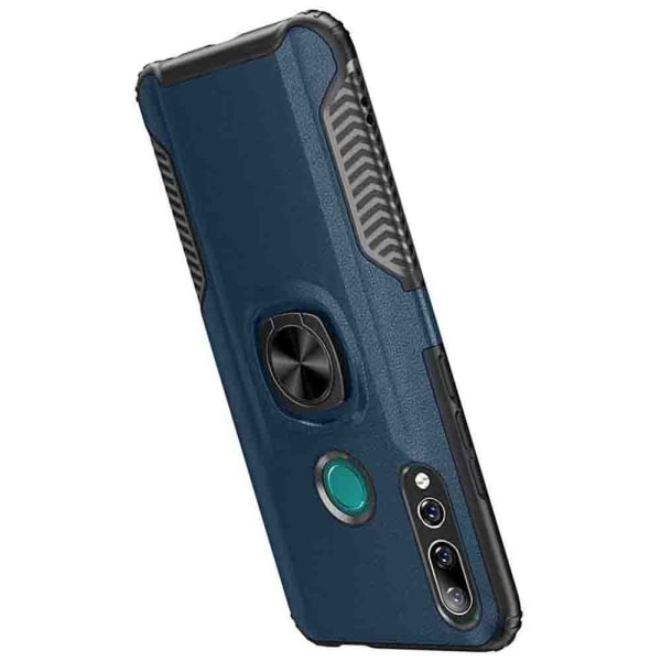 Stilfuldt cover med ringholder - Huawei P Smart Z Mörkblå