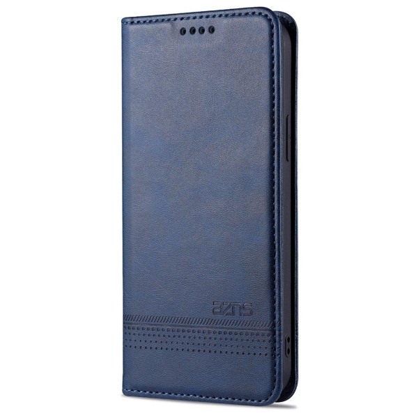 Huomaavainen tyylikäs lompakkokotelo - iPhone 12 Pro Max Blå