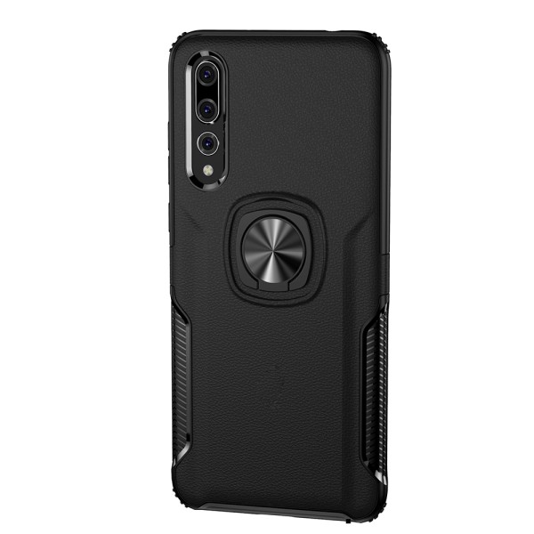 Exklusivt Skal med Kickstand (LEMAN) - Huawei P20 Petrol