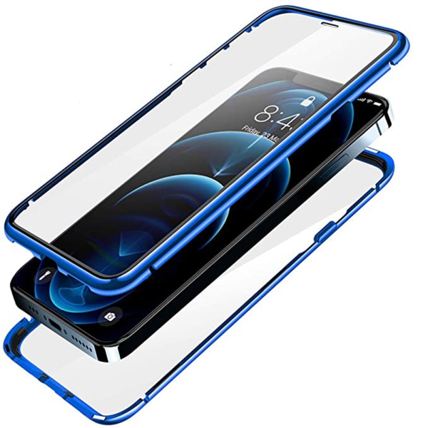 Stilig dobbeltskall magnetisk - iPhone 13 Blå
