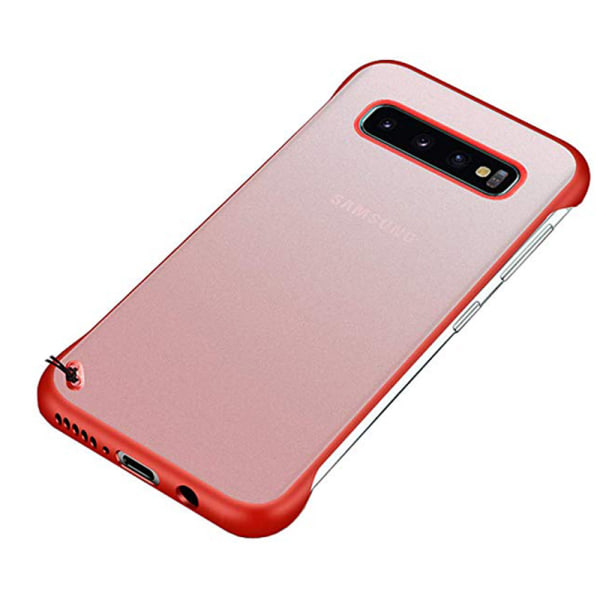 Profesjonelt slitasjebestandig deksel - Samsung Galaxy S10 Plus Röd