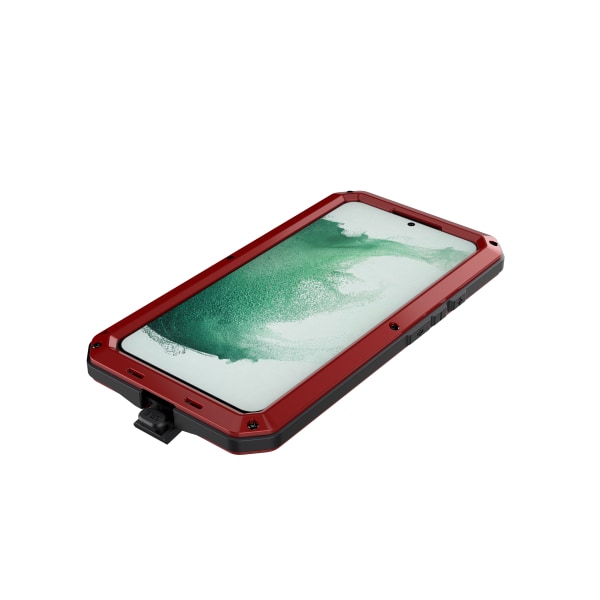 Stryktåligt 360-fodral i Aluminium- Samsung Galaxy S22 Röd