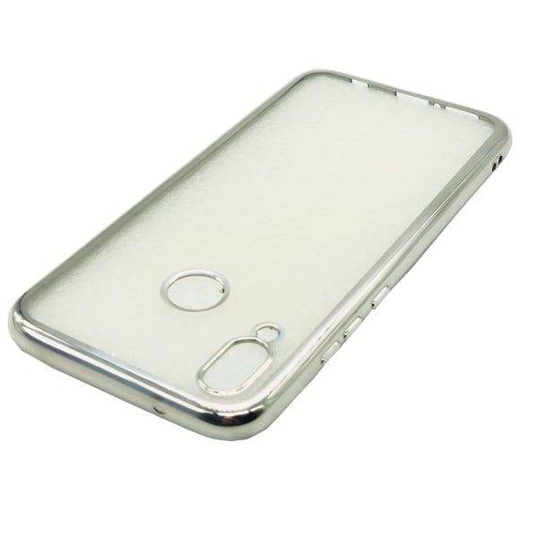 Samsung Galaxy A40 - Stilfuldt Floveme Silikone Cover Silver