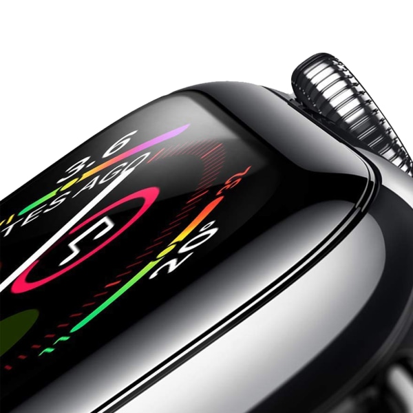 Apple Watch S4/S5 Mjukt Skärmskydd Svart 40mm