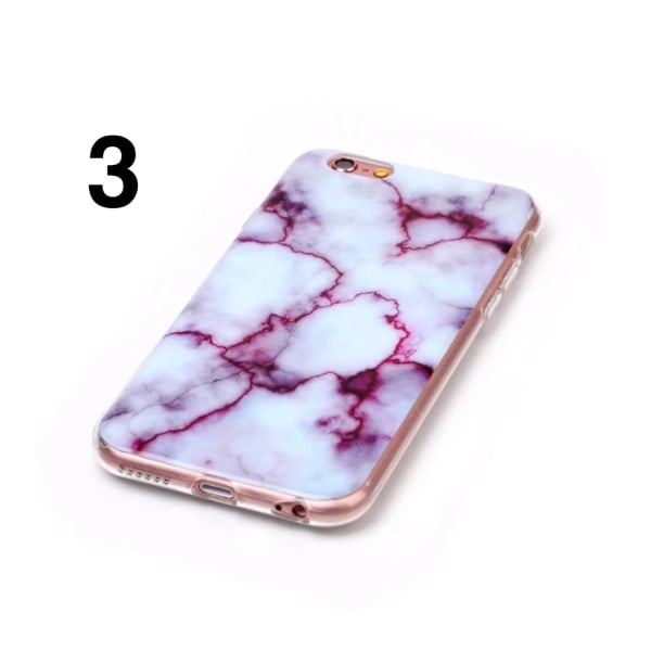 iPhone 8 Plus - Elegant praktisk NKOBEE Marmormønster Cover 2