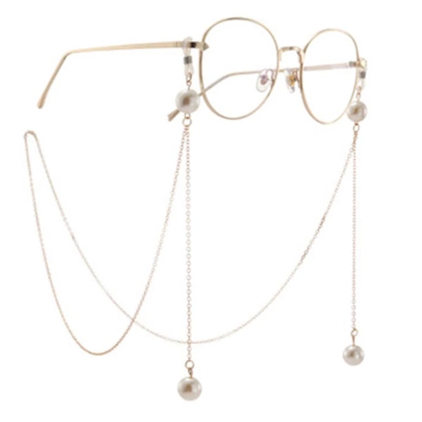 Eksklusiv komfortabel brillesnor (senilsnor) Guld