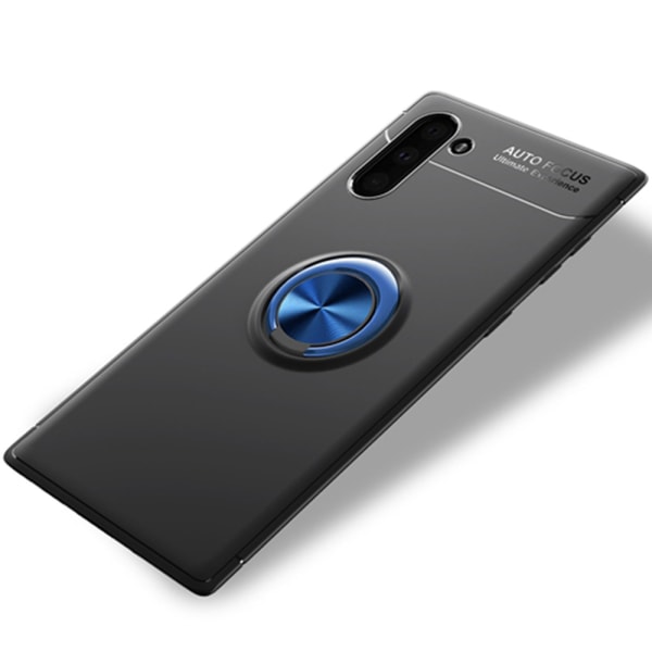 Samsung Galaxy Note10 - Kansi sormustelineellä Blå/Blå