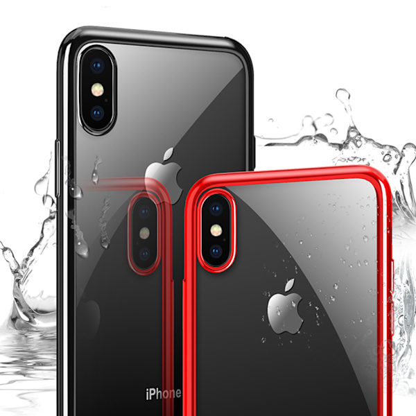 Stötdämpande Silikonskal till iPhone XR Svart