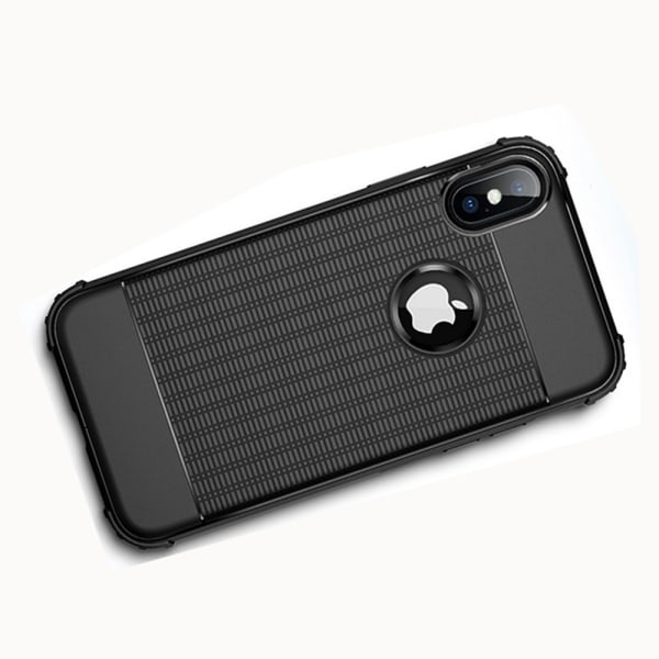 iPhone XS Max - Stilfuldt beskyttelsescover (LEMAN) Marinblå