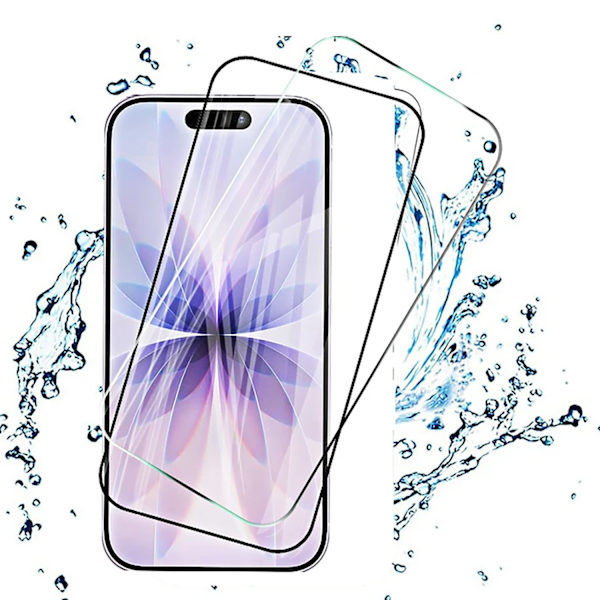 iPhone 17 Pro Skärmskydd 2-Pack  Bubblfri Installation