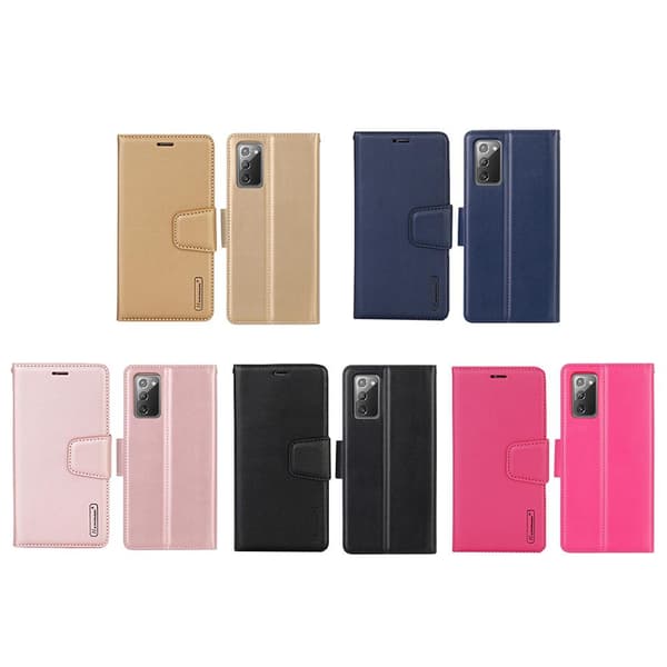 Genomtänkt Praktiskt Plånboksfodral - Samsung Galaxy Note 20 Marinblå
