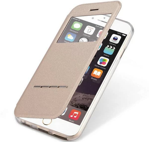iPhone X  Smidigt Fodral (Smartfunktion) Rosa