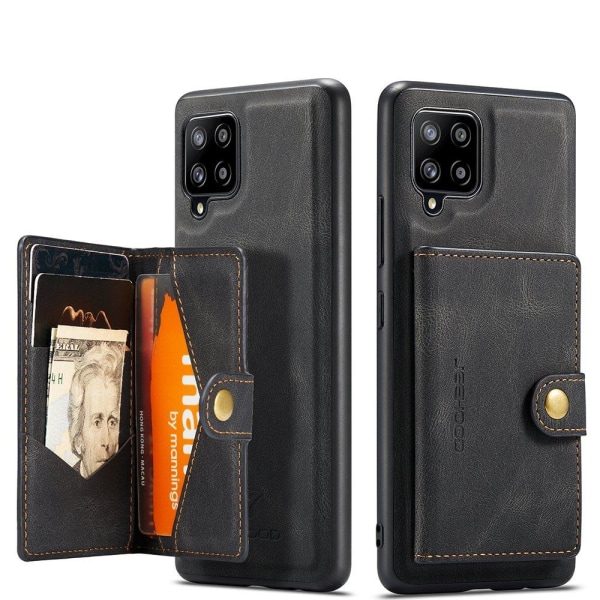 Glat cover med kortrum - Samsung Galaxy A12 Brun