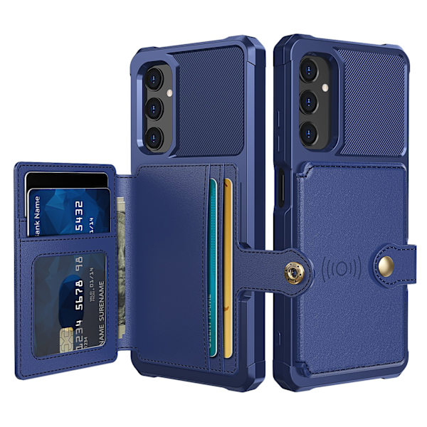 Magnetiskt Plånboksfodral i PU-Läder för Samsung Galaxy A05S 4G Svart