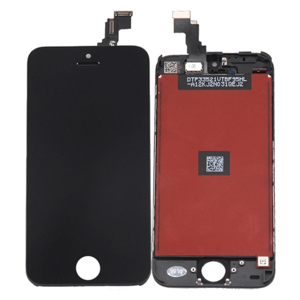 iPhone 5C LCD Display Skärm (3-PACK) SVART (AAA+)