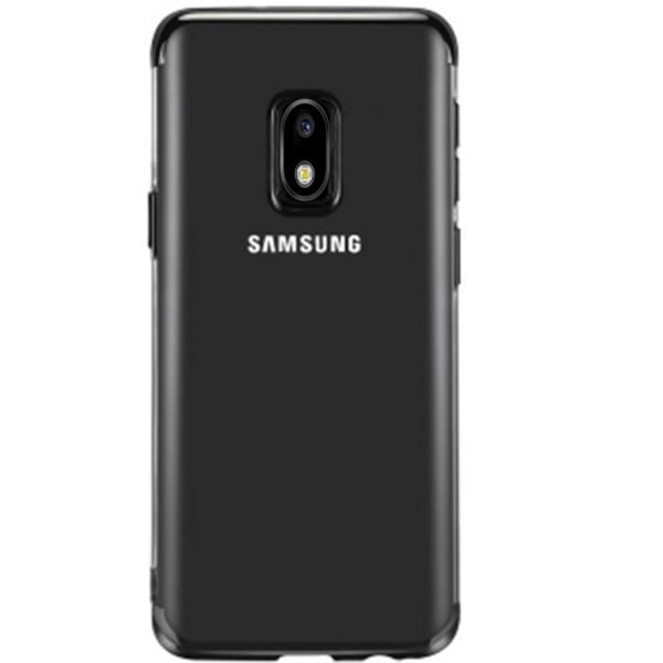 Samsung Galaxy J7 2017 - Kraftig tynn silikonveske Floveme Silver