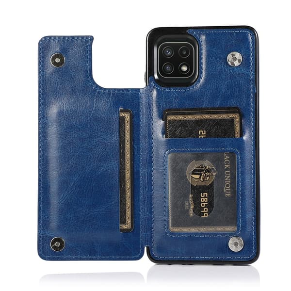 Glat cover med kortrum - Samsung Galaxy A22 5G Vit