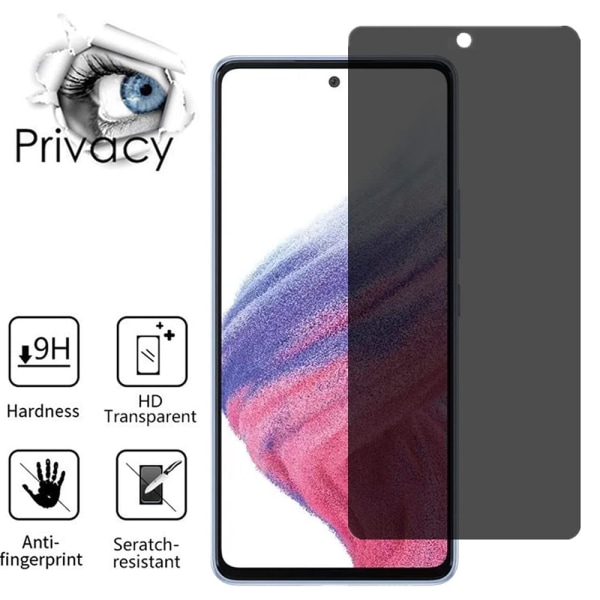 Anti-Spy Skärmskydd HD 0,3mm Samsung Galaxy A52s 5G Transparent