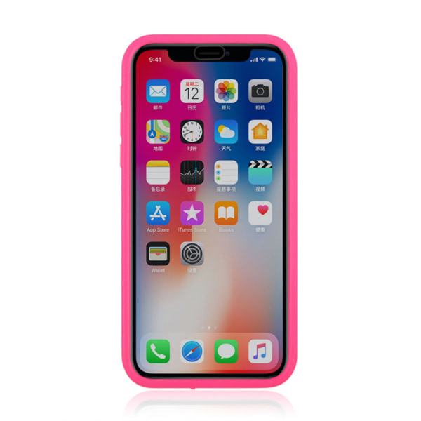 Beskyttende stilfuldt vandtæt etui FLOVEME - iPhone XR Transparent/Genomskinlig