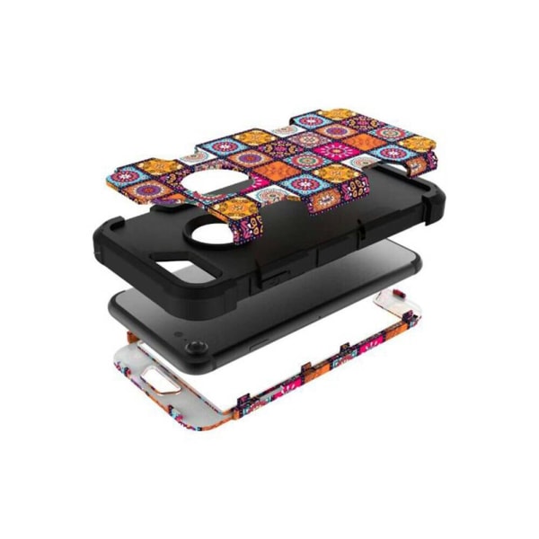 FLOVEME:n ainutlaatuinen hybridikotelo iPhone 7 Plus -puhelimelle Rosa