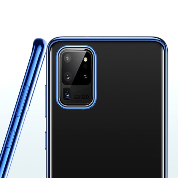 Gennemtænkt tyndt silikonecover - Samsung Galaxy S20 Ultra Blå
