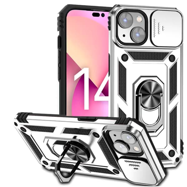 iPhone 15 Armor Skal  Stöttåligt och Smidigt Guld